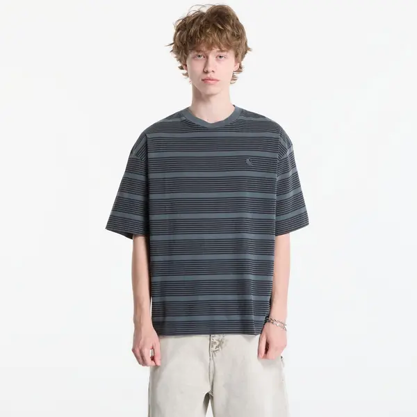 Carhartt WIP Majica Carhartt WIP S/S Hanson T-Shirt UNISEX Hanson Stripe, Kale Green L