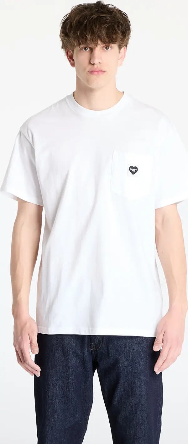 Carhartt WIP Majica Carhartt WIP S/S Pocket Heart T-Shirt White/ Black XS
