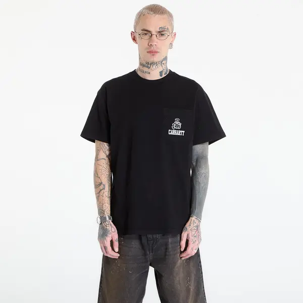 Carhartt WIP Majica Carhartt WIP S/S Pond Corps Pocket T-Shirt UNISEX Black XL