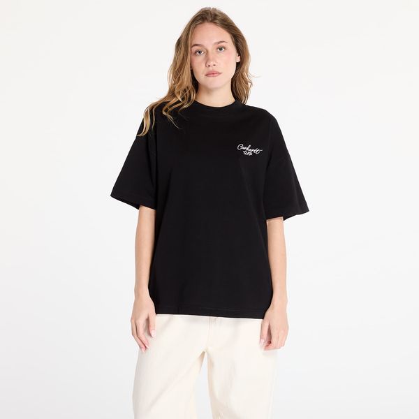 Carhartt WIP Majica Carhartt WIP S/S Signature Script T-Shirt UNISEX Black/ Wax XXL