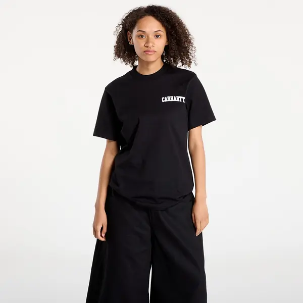 Carhartt WIP Majica Carhartt WIP S/S University Script T-Shirt UNISEX Black/ White S