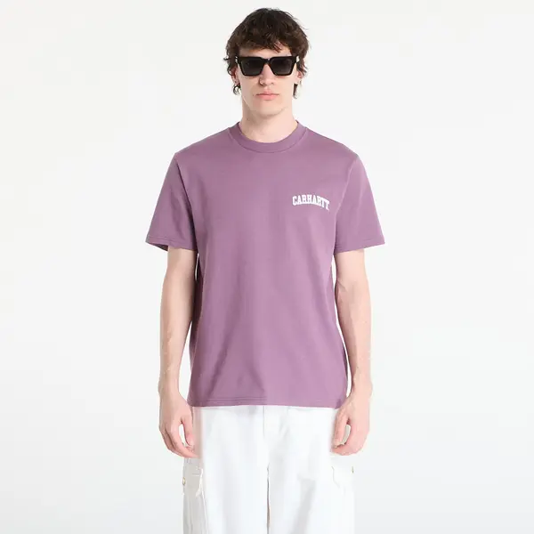 Carhartt WIP Majica Carhartt WIP S/S University Script T-Shirt UNISEX Phlox/ White XXL