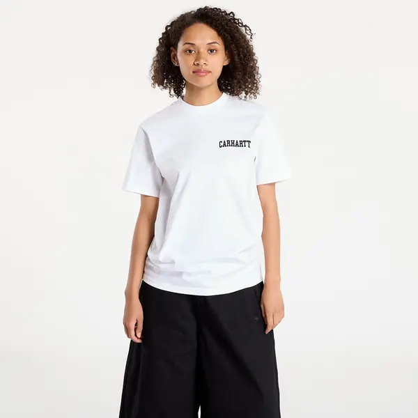 Carhartt WIP Majica Carhartt WIP S/S University Script T-Shirt UNISEX White/ Black M