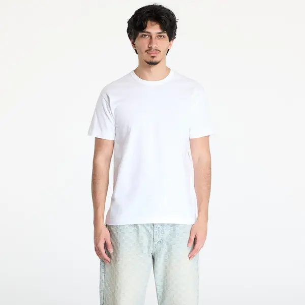 Comme des Garçons PLAY Majica Comme des Garçons PLAY Black Emblem Knit T-Shirt UNISEX White S