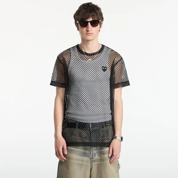 Comme des Garçons PLAY Majica Comme des Garçons PLAY T-Shirt Red Emblem Black XL