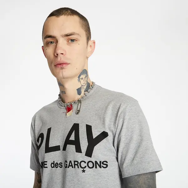Comme des Garçons PLAY Majica Comme des Garcons PLAY Tee Grey M