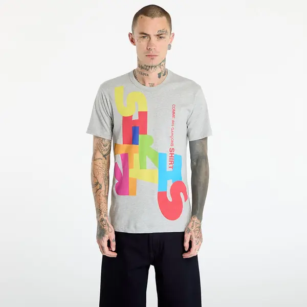 Comme des Garçons SHIRT Majica Comme des Garçons SHIRT T-Shirt With Graphic Print Top Grey L