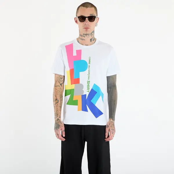 Comme des Garçons SHIRT Majica Comme des Garçons SHIRT T-Shirt With Graphic Print White L