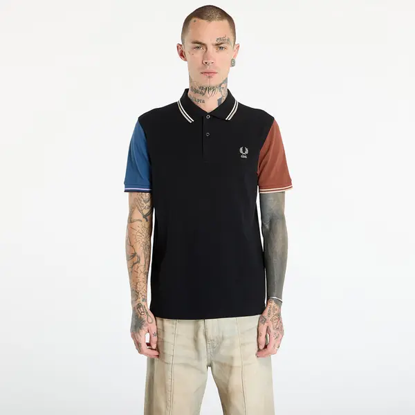 Comme des Garçons SHIRT Majica Comme des Garçons SHIRT x Fred Perry Polo Knit Black M