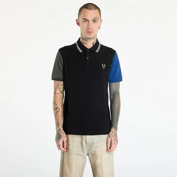 Comme des Garçons SHIRT Majica Comme des Garçons SHIRT x Fred Perry Polo Knit Black S