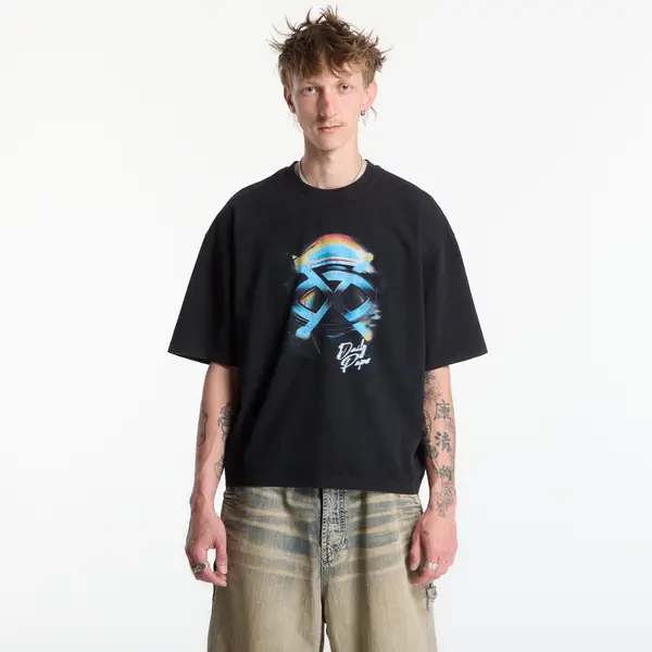 Daily Paper Majica Daily Paper Shield Helmet Ss T-Shirt Washed Black XXL