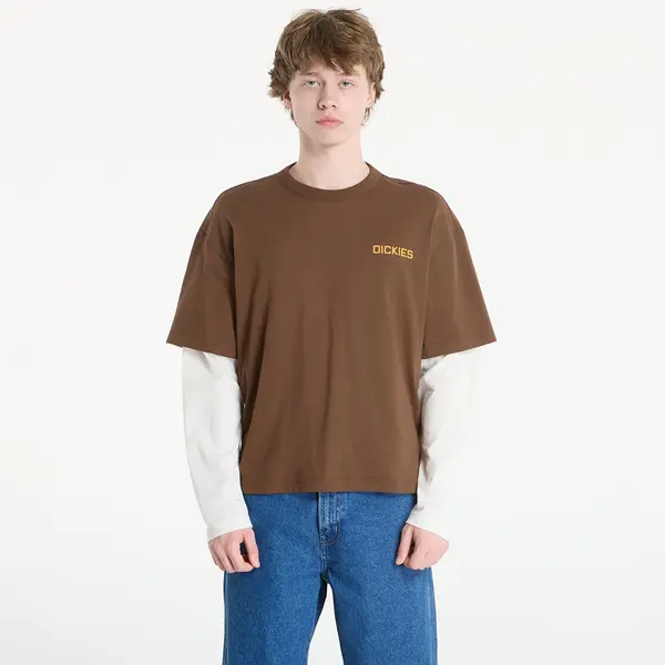 Dickies Majica Dickies Payson 2-in-1 Tee Timber Brown M
