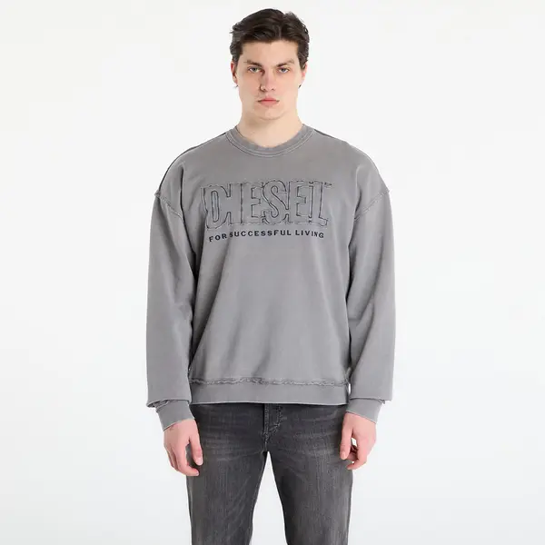 Diesel Majica DIESEL S-Boxt-Raw-V1 Sweat-Shirt Steeple Gray M