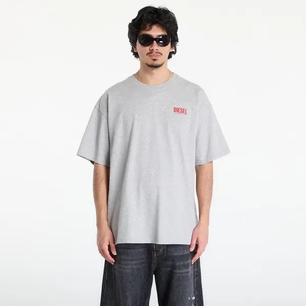 DIESEL Majica Diesel T-Boxt-Bisk T-Shirt Grey Melange S