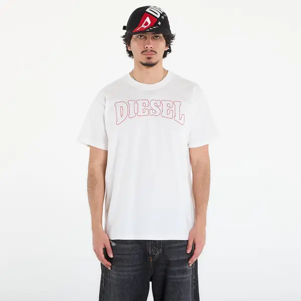 DIESEL Majica Diesel T-Norm-V10 T-Shirt Off White L