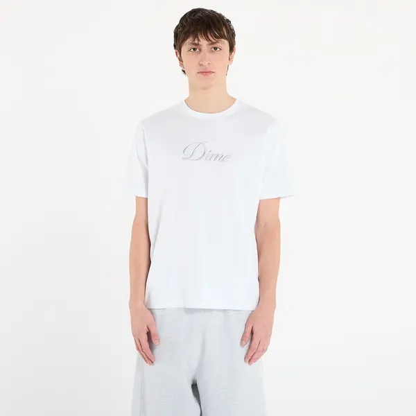 DIME Majica DIME Cursive T-Shirt UNISEX White M