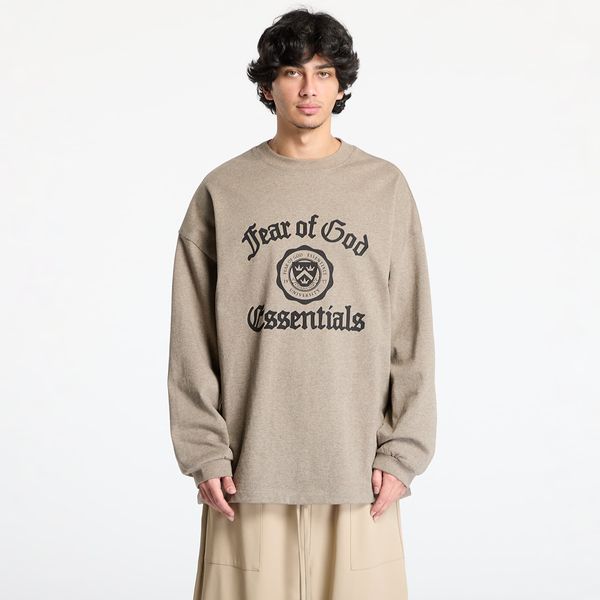 Fear of God Majica Fear Of God ESSENTIALS Heavy Longsleeve Tee Heather Gray L