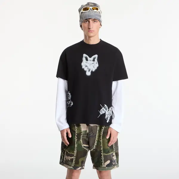 FOX LAB Majica FOX Airbrushed T-Shirt Black XL