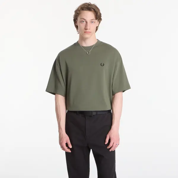 FRED PERRY Majica Fred Perry Back Vertical Graphic T-Shirt Green L