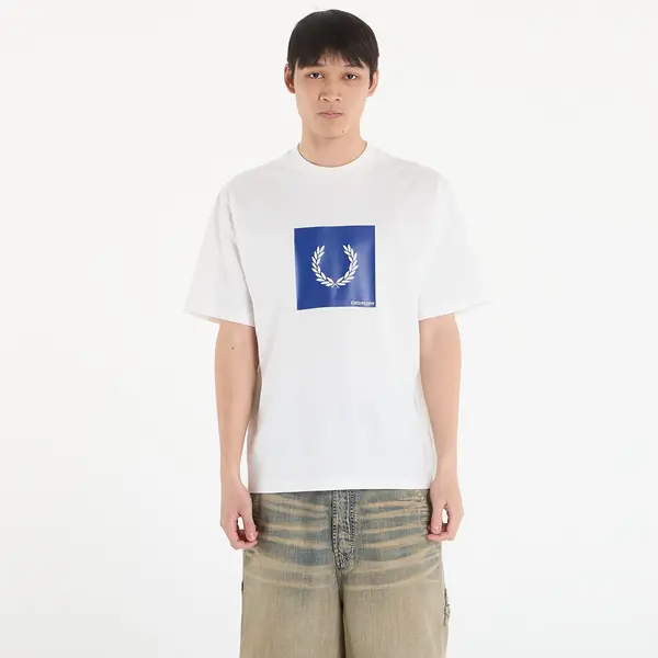FRED PERRY Majica FRED PERRY Box Graphic T-Shirt Snow White XL