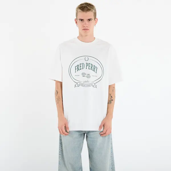 FRED PERRY Majica FRED PERRY Chosen By Champions T-Shirt Snow White M