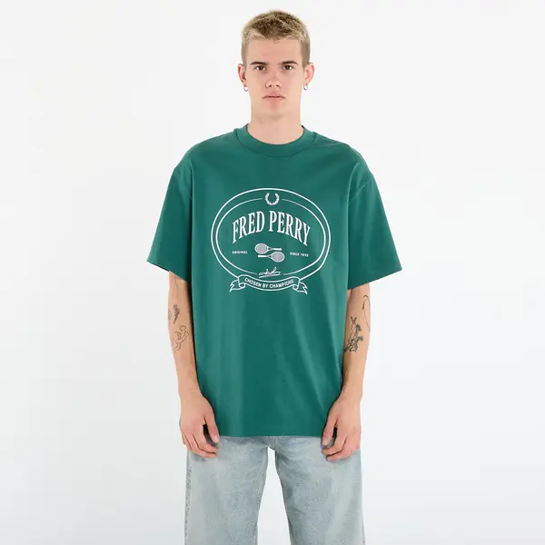 FRED PERRY Majica FRED PERRY Chosen By Champions T-Shirt Sport Green M