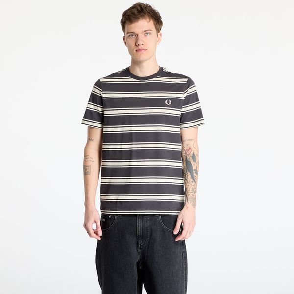 FRED PERRY Majica FRED PERRY Fine Stripe T-Shirt Anchor Grey M
