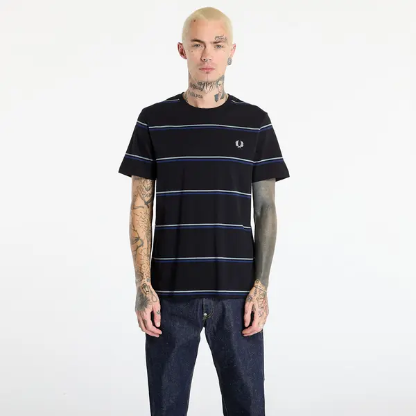 FRED PERRY Majica FRED PERRY Fine Stripe T-Shirt Black S