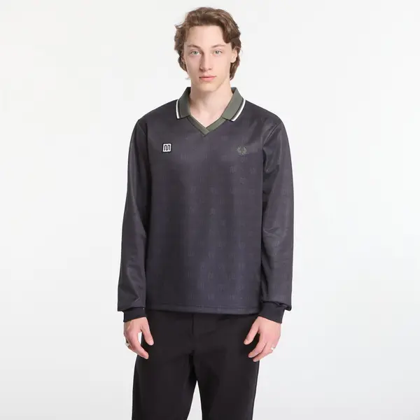 FRED PERRY Majica Fred Perry Meyba Printed Ls Polo Shirt Black M