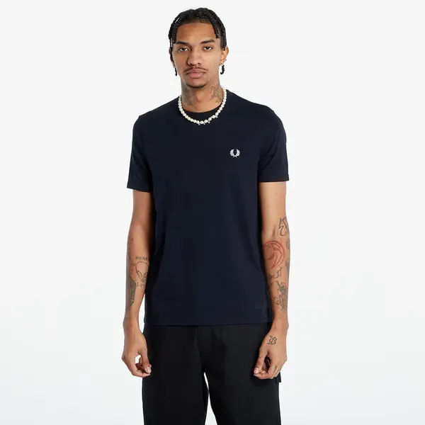 FRED PERRY Majica FRED PERRY Ringer T-Shirt Navy M