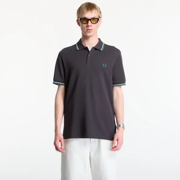 FRED PERRY Majica Fred Perry Twin Tipped Fred Perry Shirt Anchor Grey S