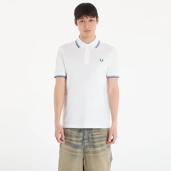 FRED PERRY Majica FRED PERRY Twin Tipped Fred Perry Shirt Snwh/ Depmn/ Sohec M