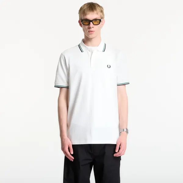 FRED PERRY Majica Fred Perry Twin Tipped Fred Perry Shirt White L