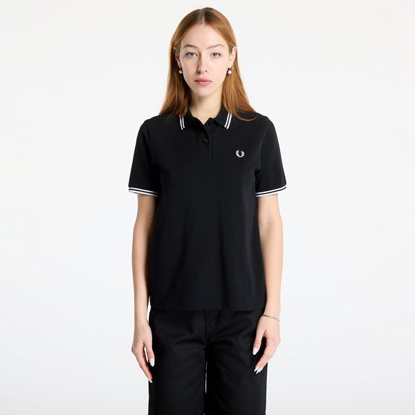 FRED PERRY Majica FRED PERRY Twin Tipped Polo Shirt Black 40
