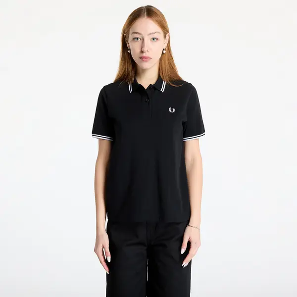 FRED PERRY Majica FRED PERRY Twin Tipped Polo Shirt Black 40