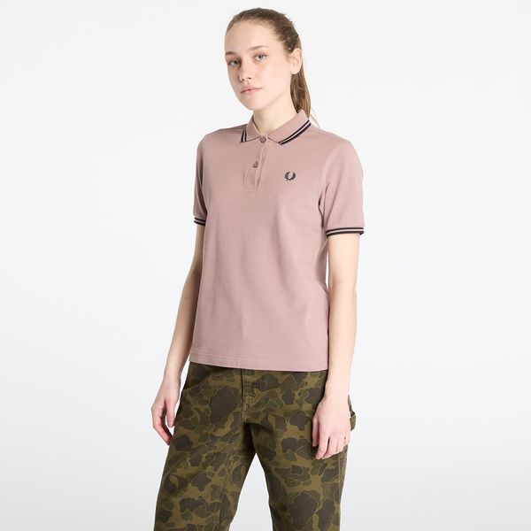 FRED PERRY Majica FRED PERRY Twin Tipped Shirt Dark Pink/ Navy 38