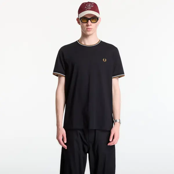 FRED PERRY Majica Fred Perry Twin Tipped T-Shirt Black XL