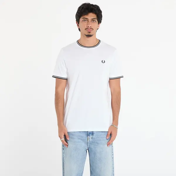 FRED PERRY Majica FRED PERRY Twin Tipped T-Shirt White S