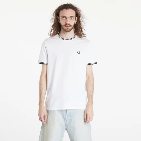 FRED PERRY Majica FRED PERRY Twin Tipped T-Shirt White XL