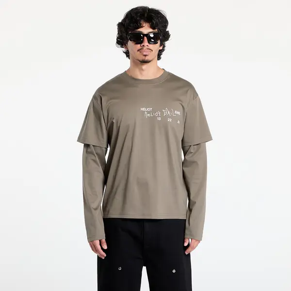 HELIOT EMIL Majica HELIOT EMIL Fulgens Longsleeve Dark Stone XL