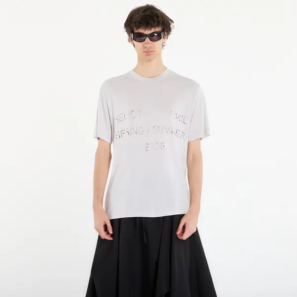 HELIOT EMIL Majica HELIOT EMIL Overo Ss T-Shirt Light Grey 52
