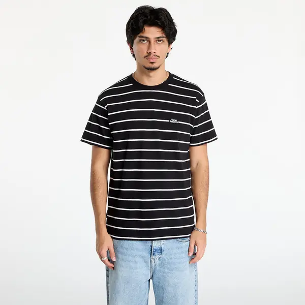 Horsefeathers Majica Horsefeathers Agent T-Shirt Black Stripes S