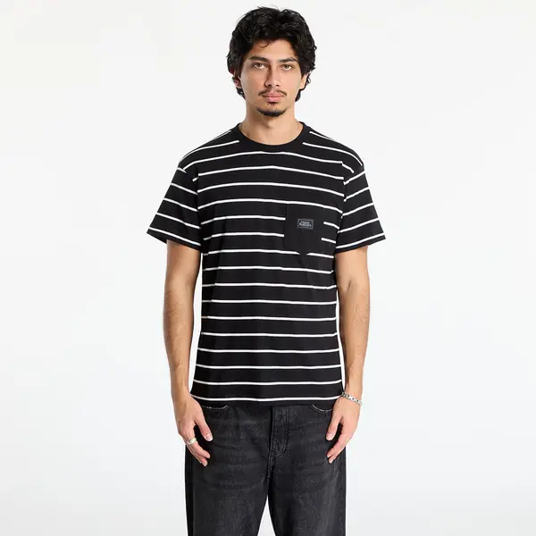 Horsefeathers Majica Horsefeathers Alpha T-Shirt Black Stripes M
