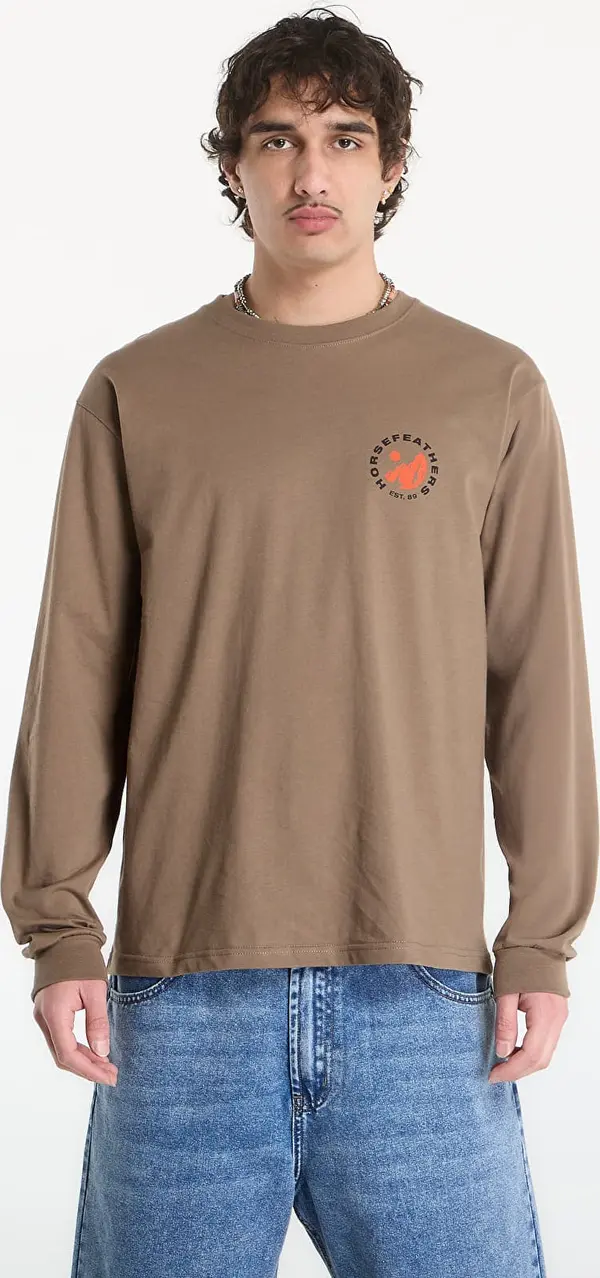 Horsefeathers Majica Horsefeathers Altitude Ls T-Shirt Fossil L