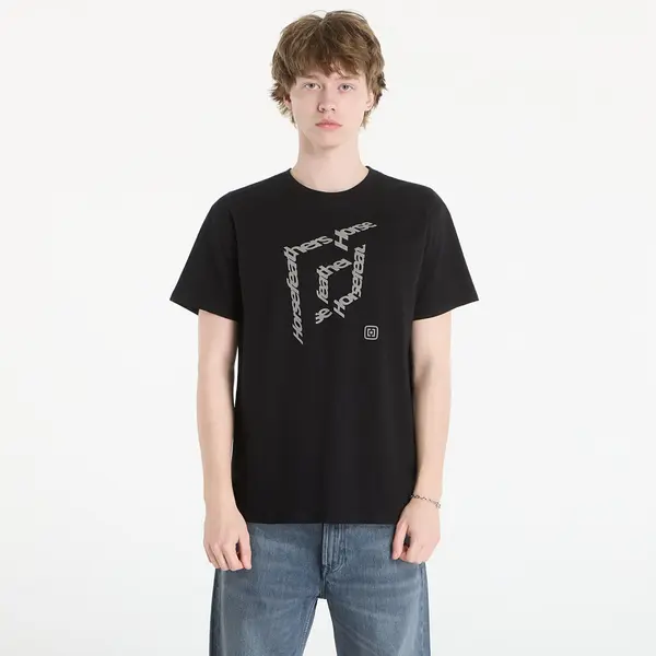 Horsefeathers Majica Horsefeathers Cube T-Shirt Black M