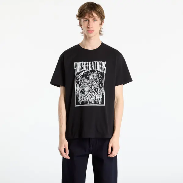 Horsefeathers Majica Horsefeathers Danihell T-Shirt Black S