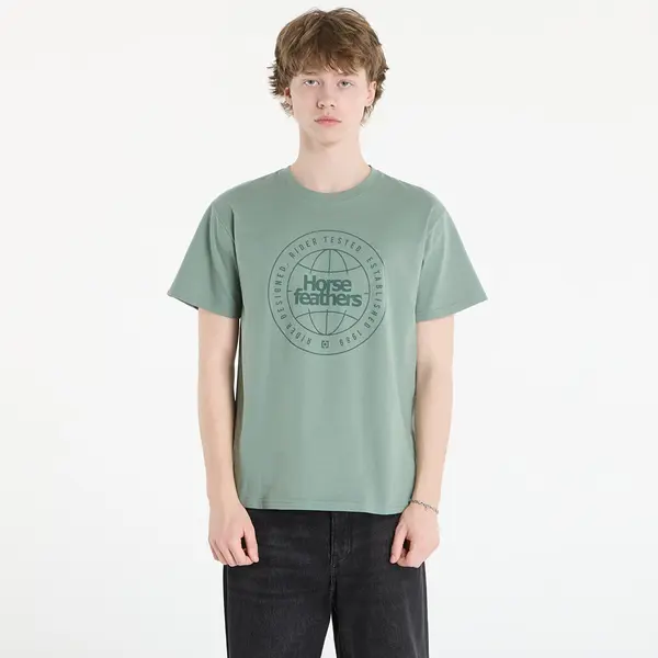 Horsefeathers Majica Horsefeathers Global T-Shirt Iceberg Green XXL