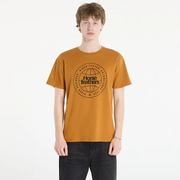 Horsefeathers Majica Horsefeathers Global T-Shirt Pumpkin XXL