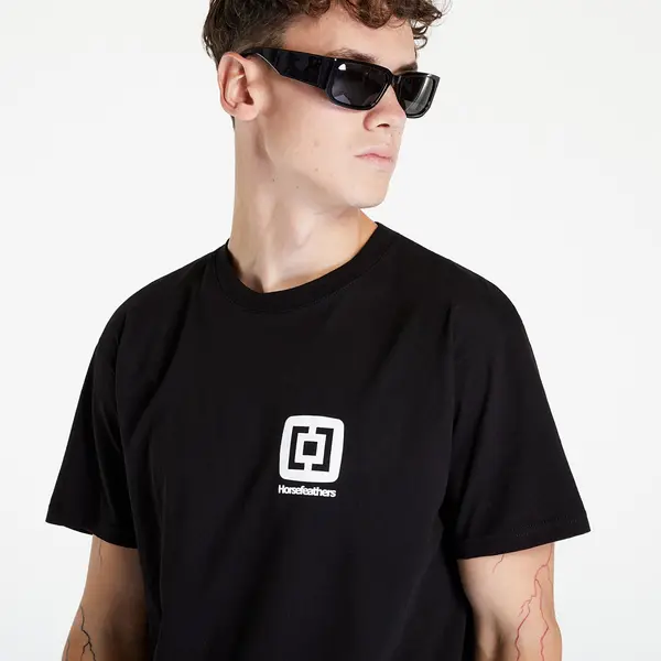 Horsefeathers Majica Horsefeathers Mini Logo T-Shirt Black S