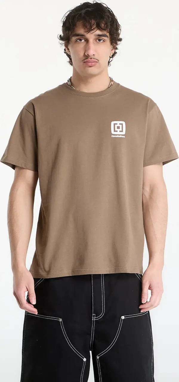 Horsefeathers Majica Horsefeathers Mini Logo T-Shirt Fossil L